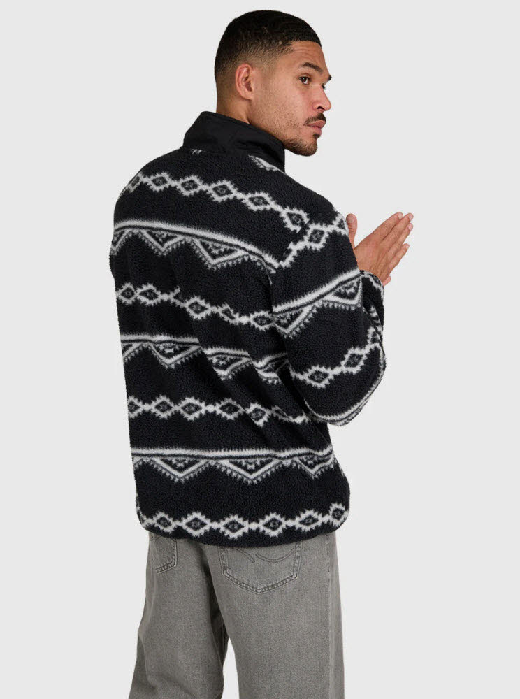 Kevio-Zip Men Urban Fleece