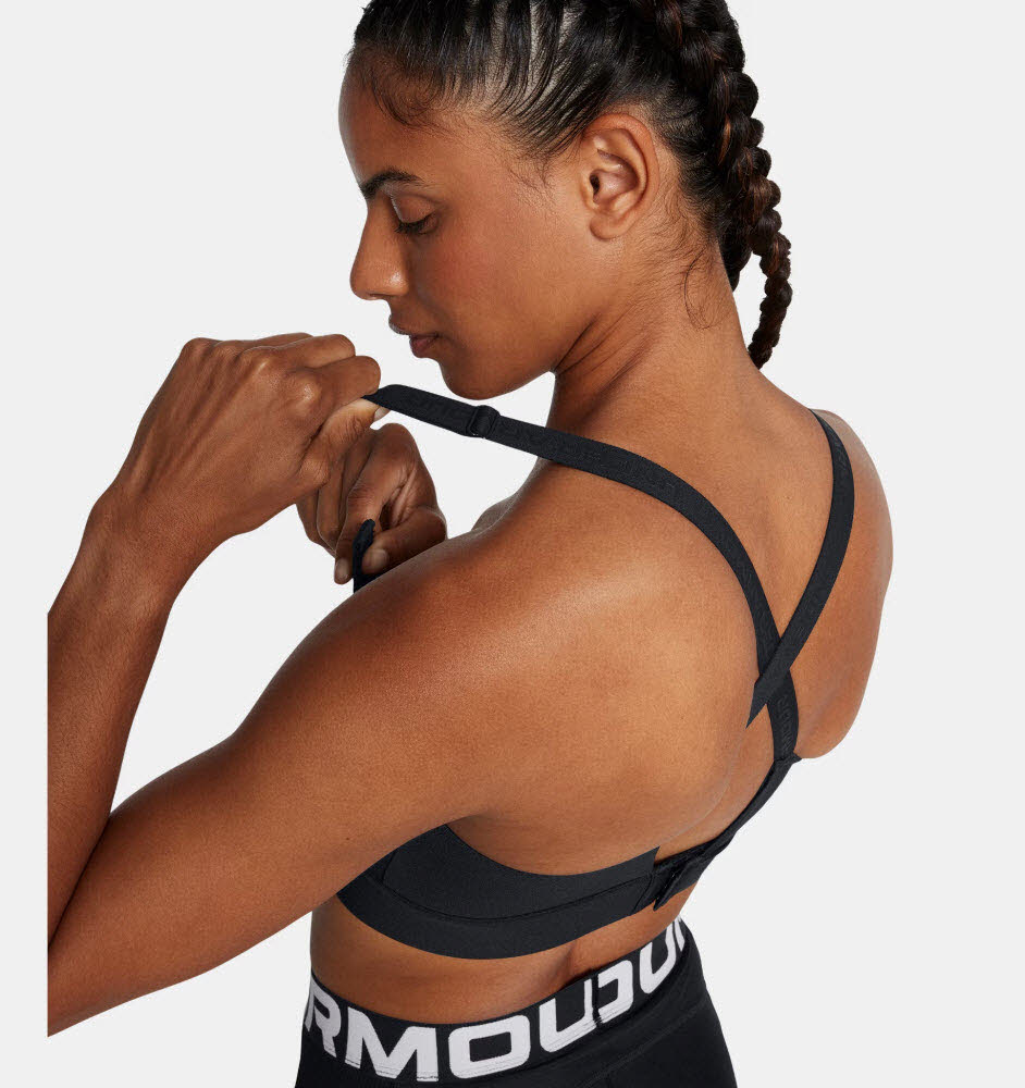 NOS UA Infinity Mid 2.0 Bra-BLK