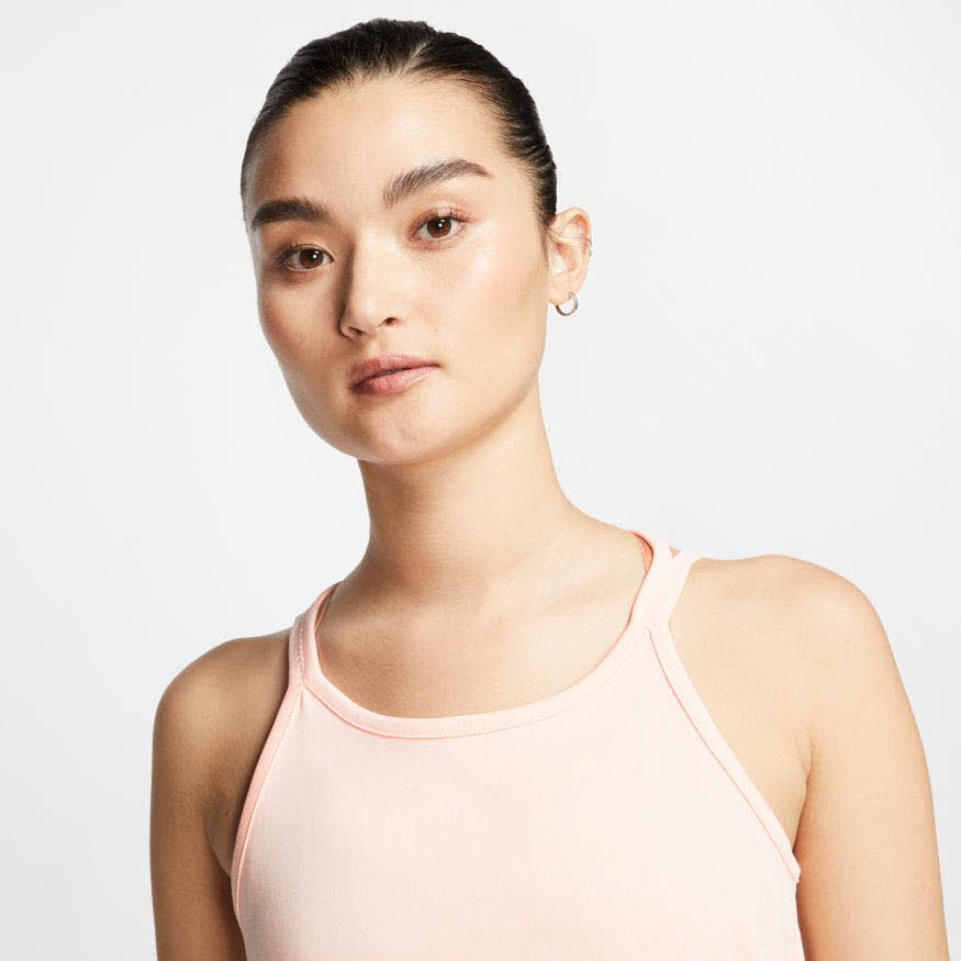 W NK YOGA STRAPPY RIB TANK