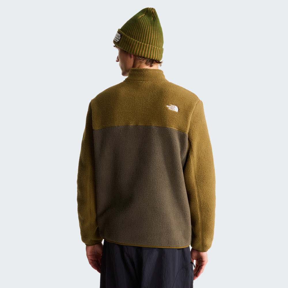 M YUMIORI 1/4 ZIP New Taupe Green/Carawa