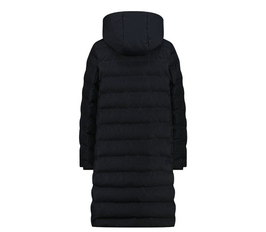WOMAN COAT FIX HOOD