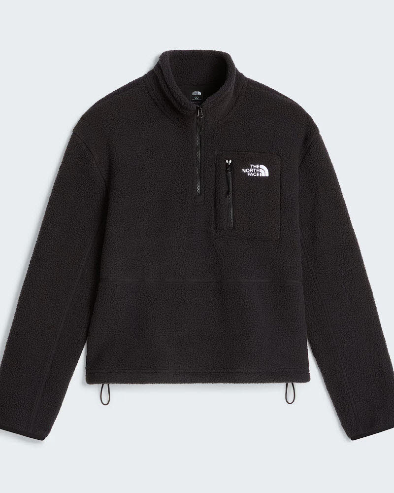 W YUMIORI 1/4 ZIP TNF BLACK/TNF BLACK