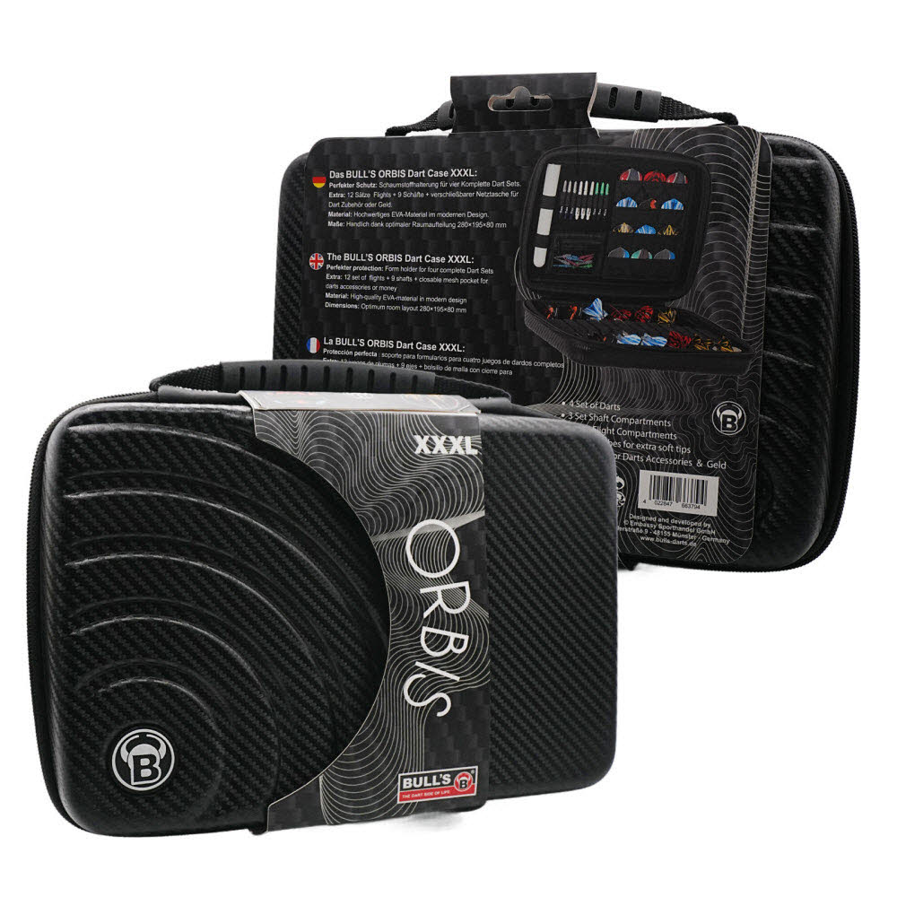 BULL'S Orbis 3XL Dartcase carbongrey