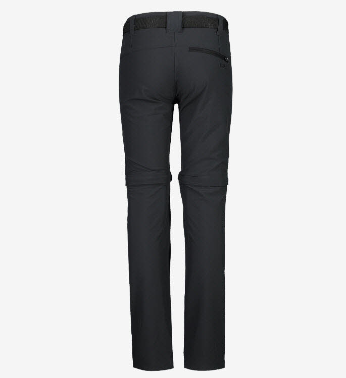 NOS BOY PANT ZIP OFF,ANTRACITE