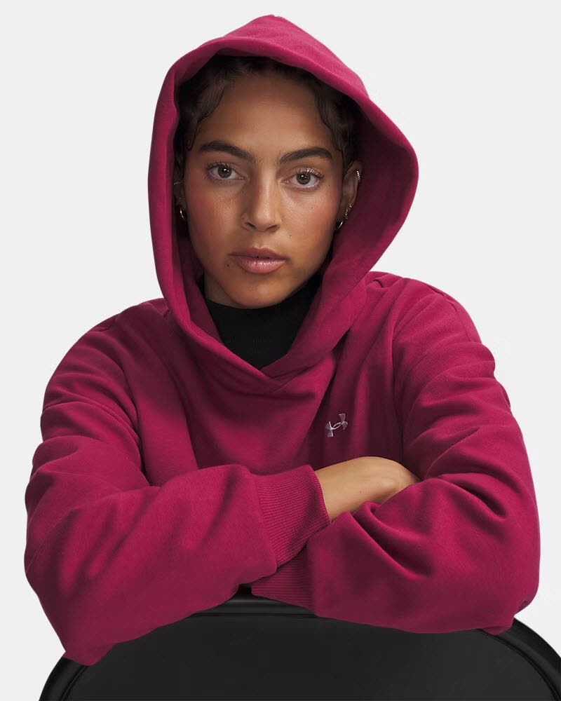 Icon Fleece Hoodie-RED