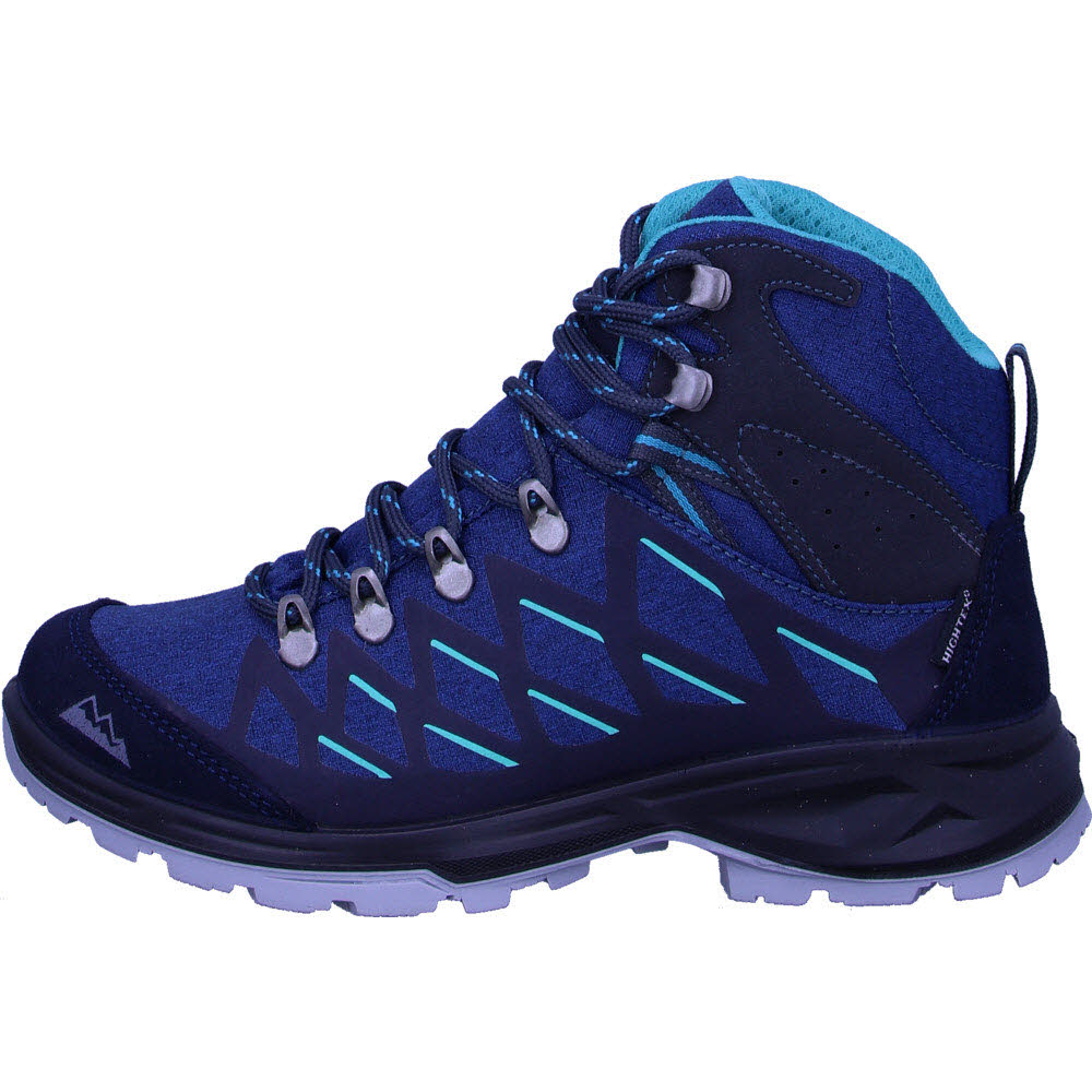 TRAIL MID LADY Wanderschuh,blau-tür
