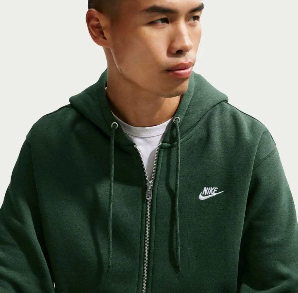 M NK CLUB BB FZ HOODIE