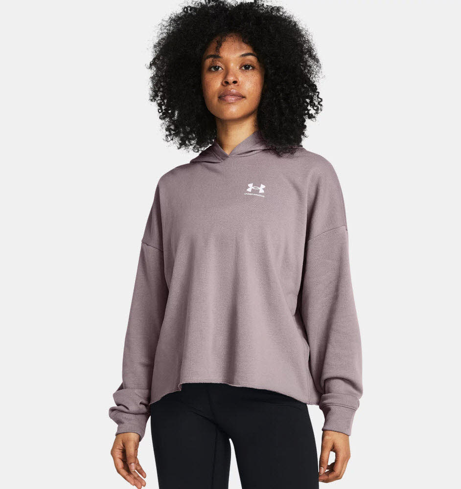 UA Rival Terry OS Hoodie-GRY