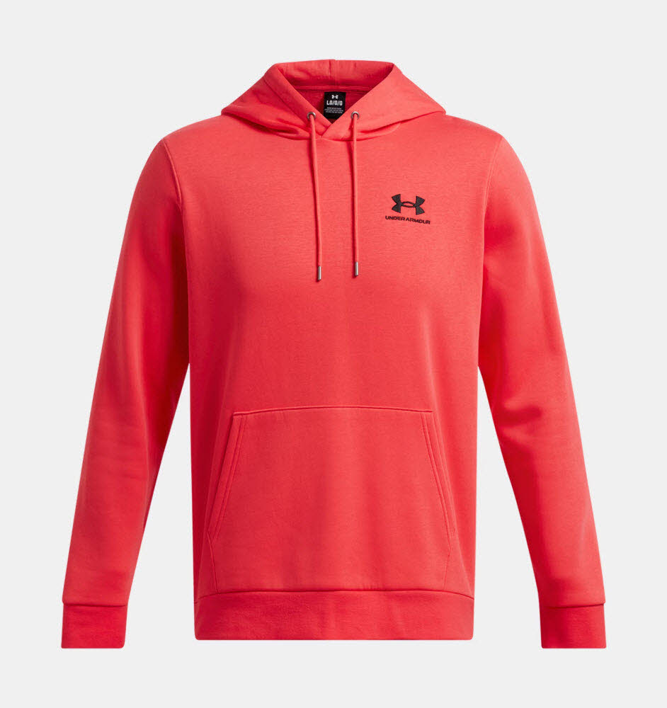 UA Essential Fleece Hoodie-RED