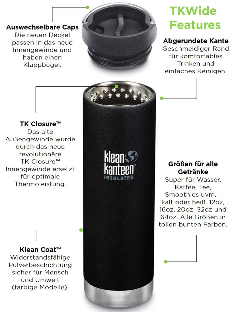 KK TKWide VI Café Cap 473ml