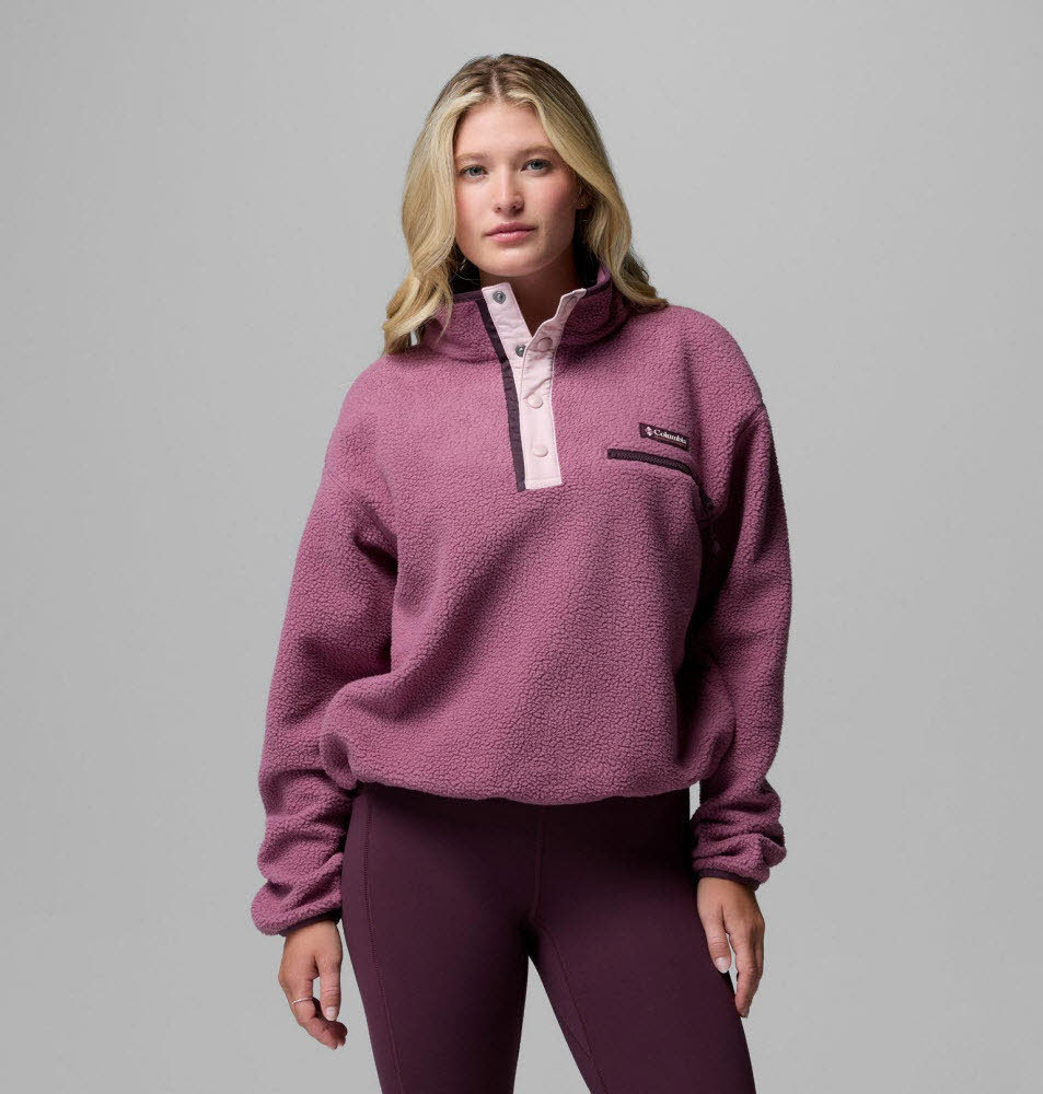 Helvetia II Cropped Half Snap Fleece