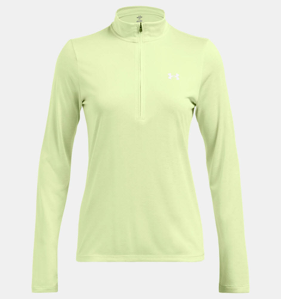 Tech 1/2 Zip- Twist-GRN