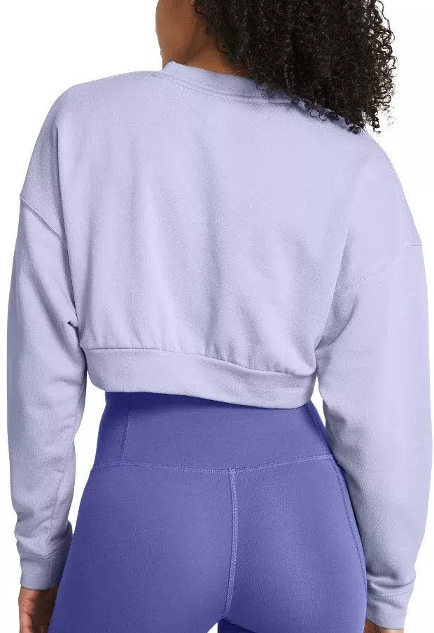 UA Rival Terry OS Crop Crw-PPL