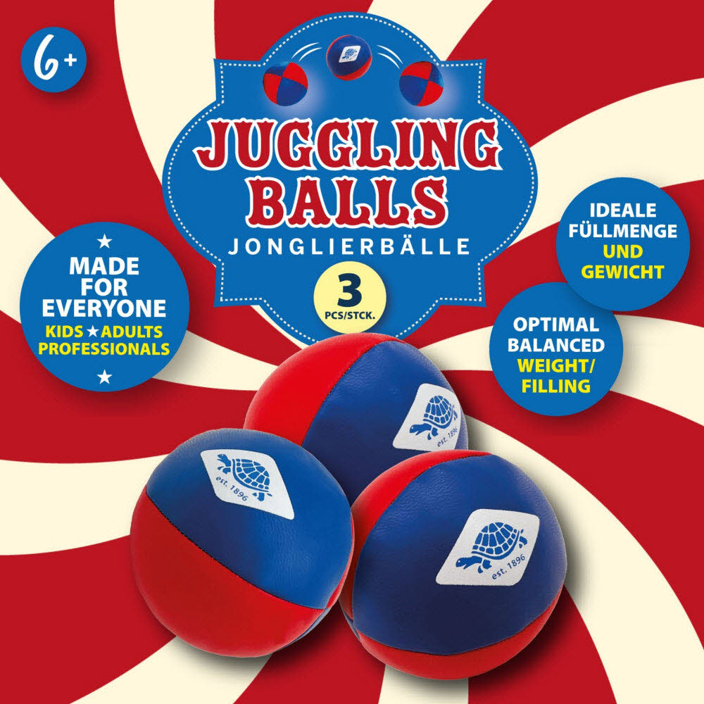 JONGLIERBÃ?LLE  (3er Set), in der Ba