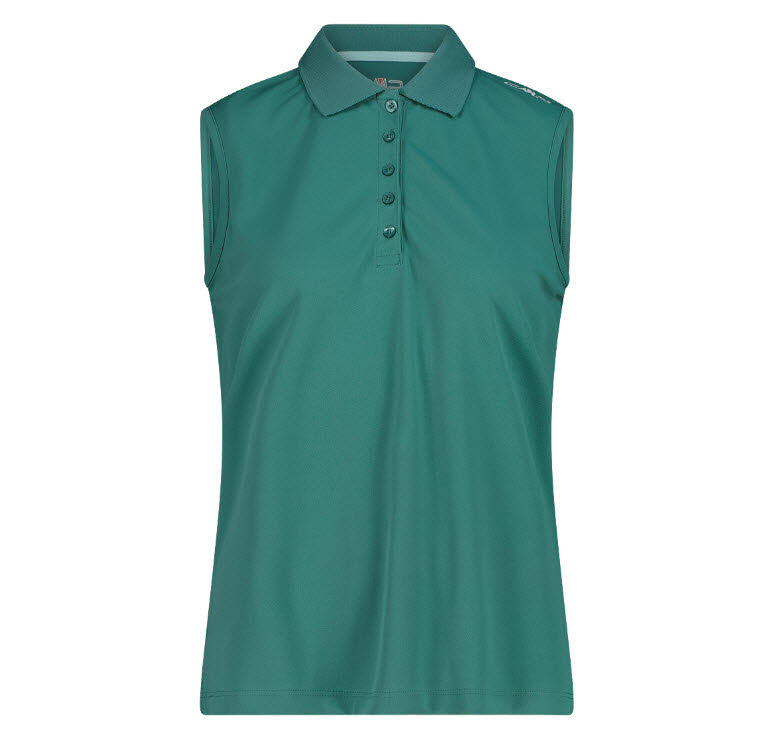 WOMAN POLO SLEEVELESS