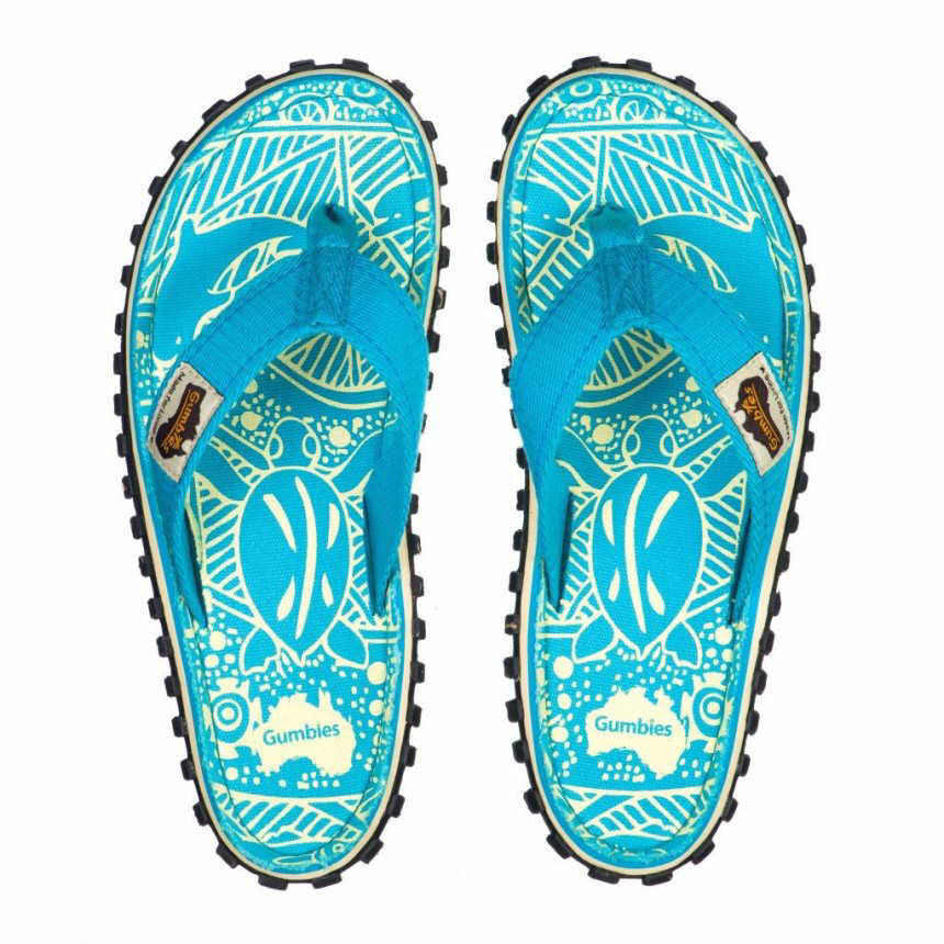 GUMBIES Turquoise Pat.