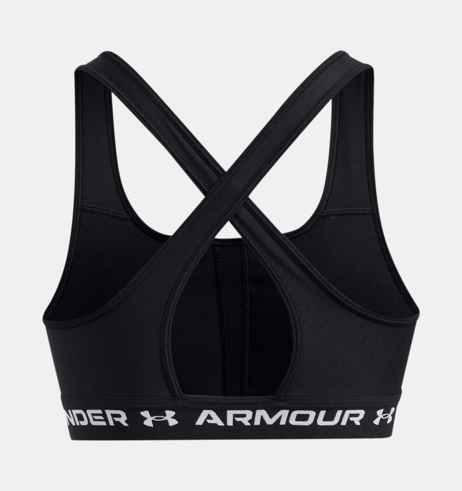 Crossback Mid Bra-BLK