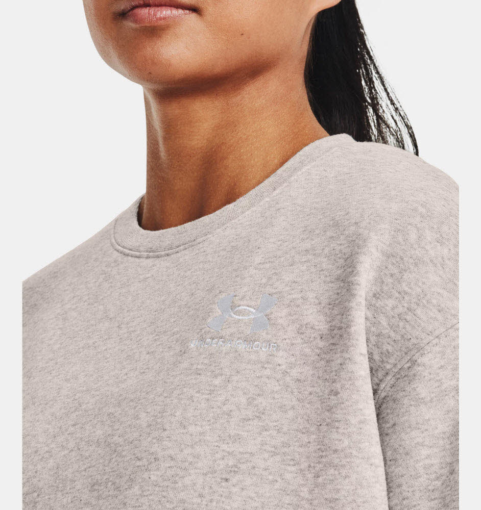 Essential Fleece Crew-BLK