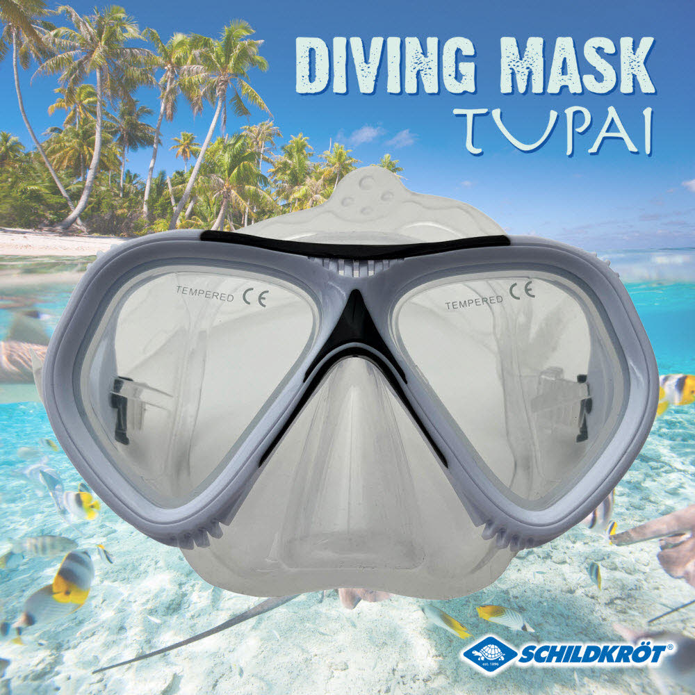 Tauchmaske TUPAI Adult im PET-