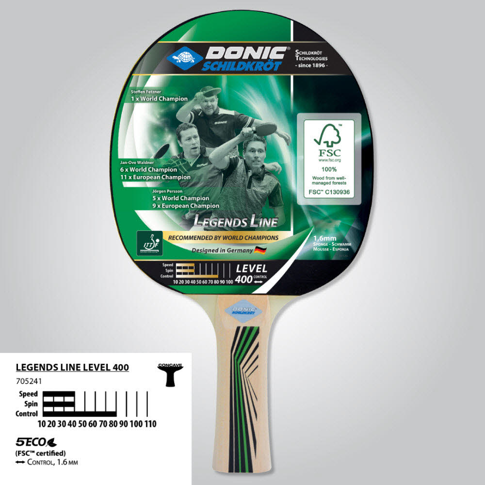 NOS TT-Schläger LEGENDS 400 FSC