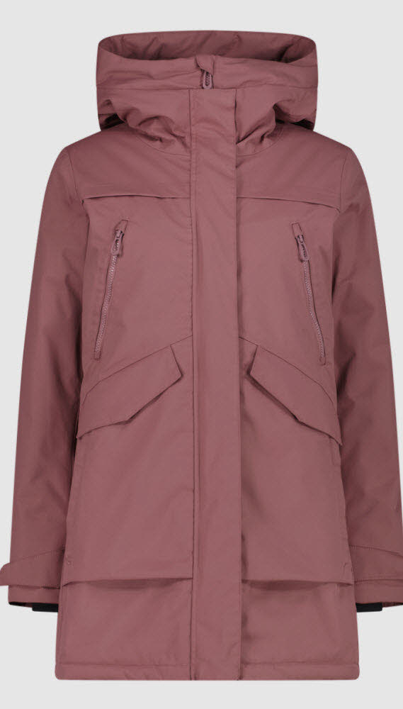 WOMAN PARKA FIX HOOD