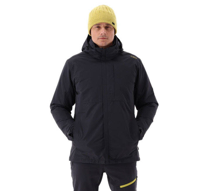 MAN JACKET ZIP HOOD DETACHABLE INN.JACKE