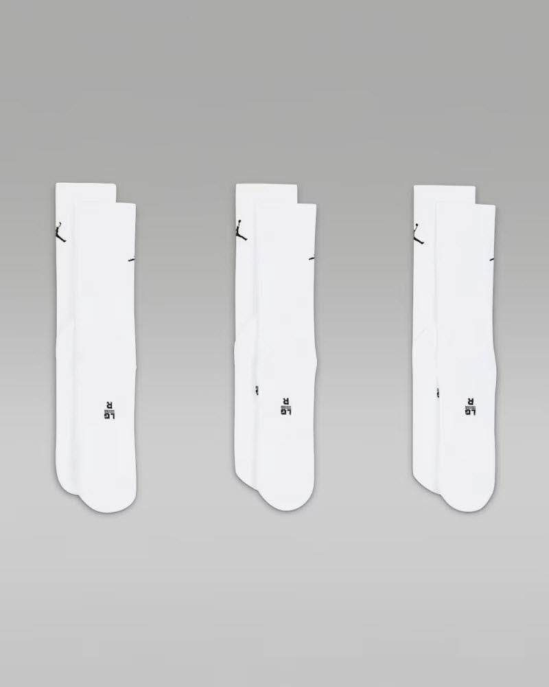 U J ED CUSH POLY CREW 3PR 144