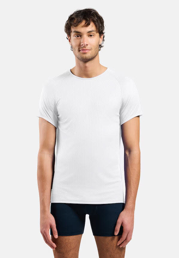 NOS ACTIVE LIGHT BL TOP crew n