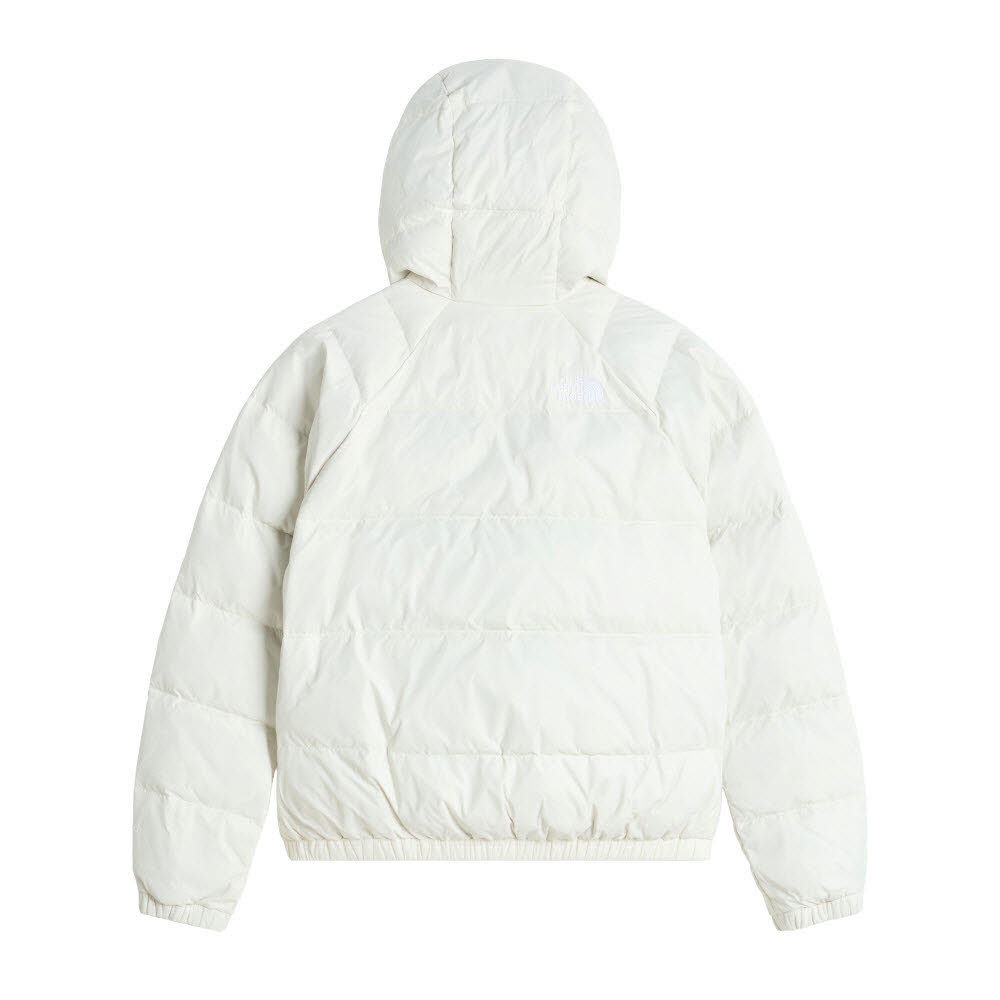 W HYDRENALITE  DOWN HOODIE WHITE DUNE