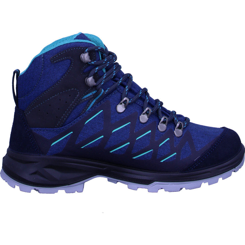 TRAIL MID LADY Wanderschuh,blau-tür