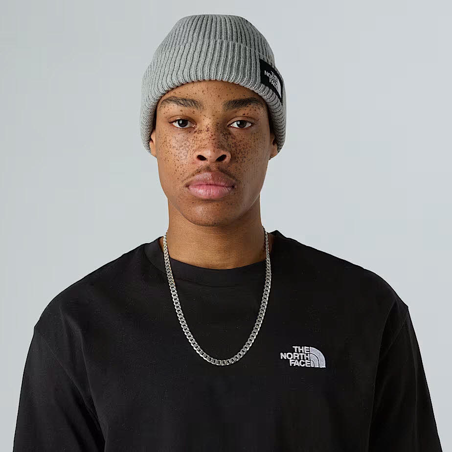 SALTY LINED BEANIE TNF LIGHT GREY HEATHE