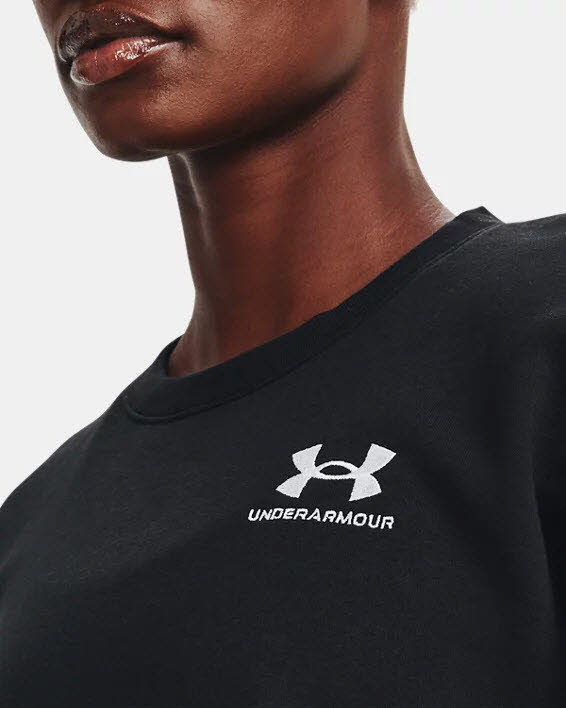 Essential Fleece Crew-BLK