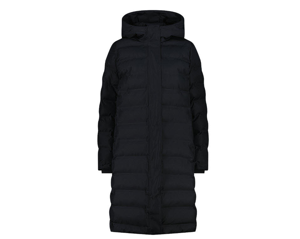 WOMAN COAT FIX HOOD