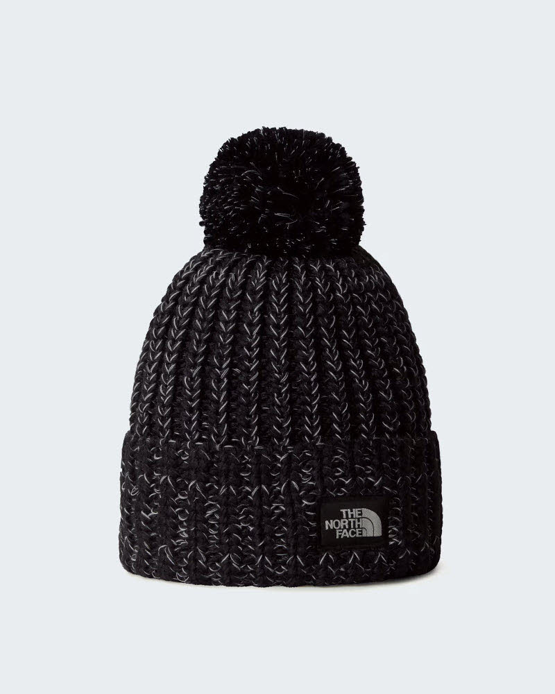COZY CHUNKY CABIN BEANIE TNF BLACK/WHITE
