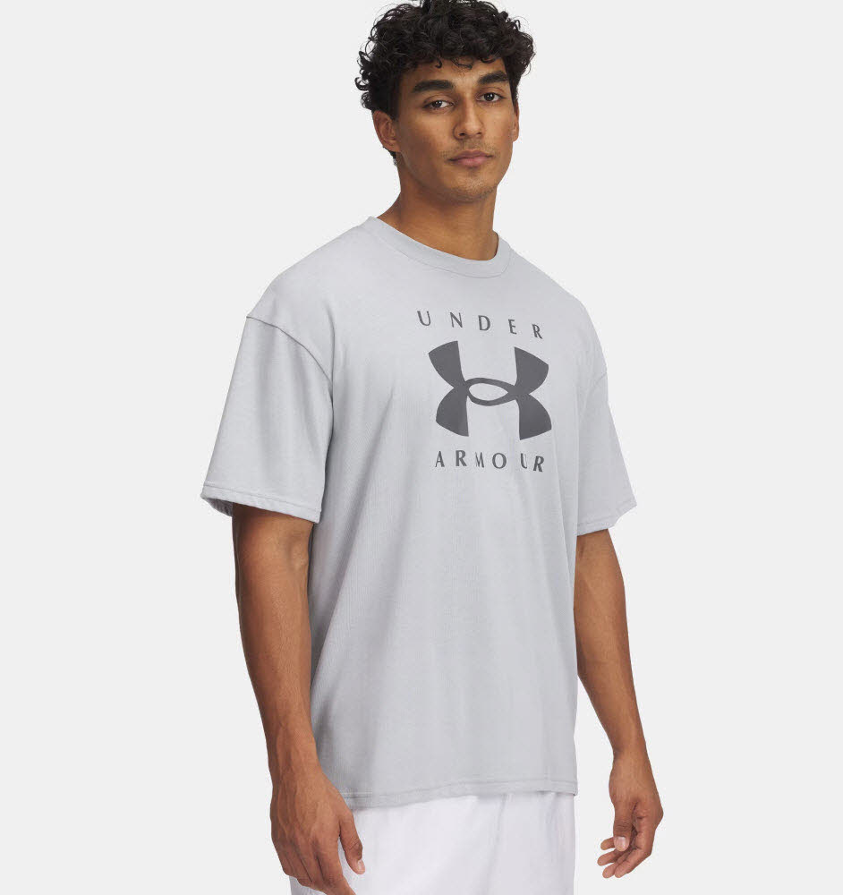 UA M HW OS Branded SS-GRY