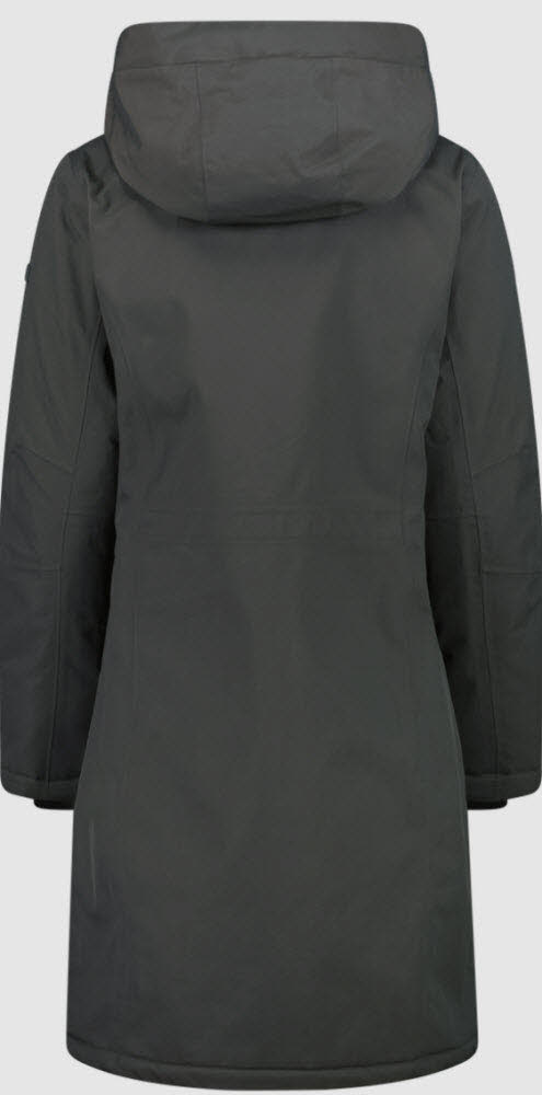 WOMAN COAT FIX HOOD