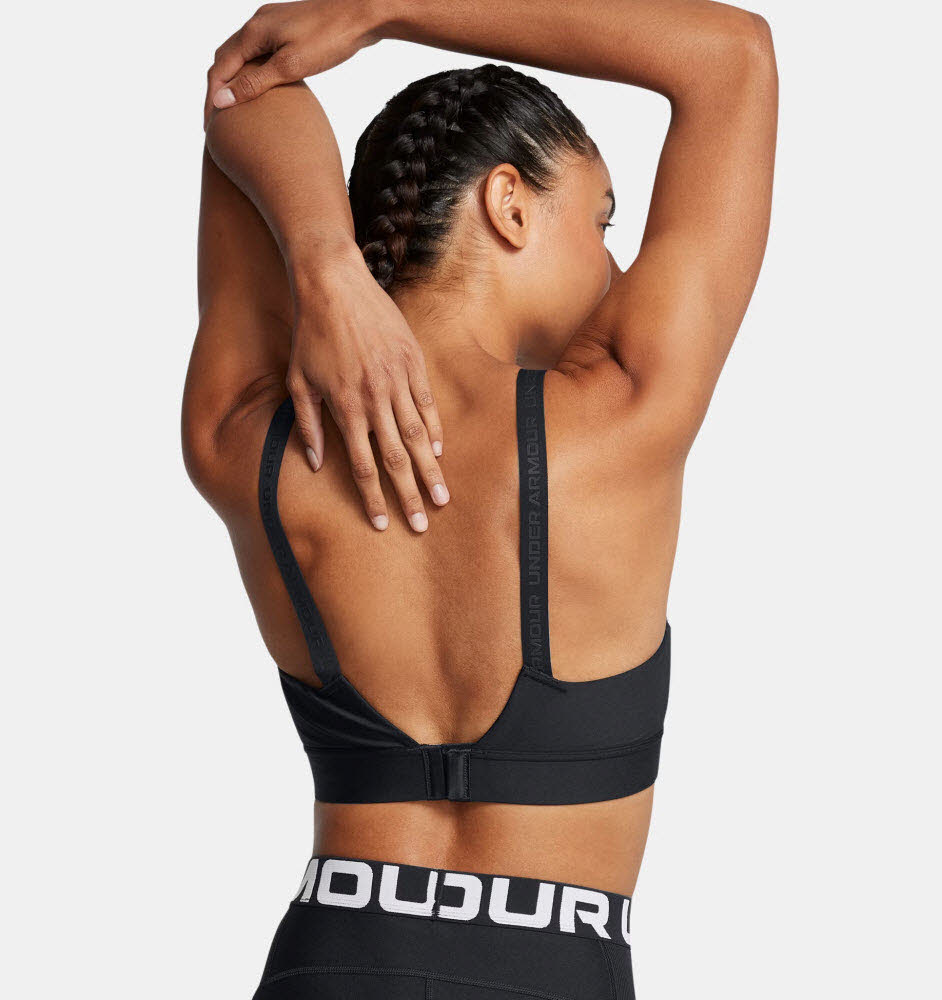 NOS UA Infinity Mid 2.0 Bra-BLK
