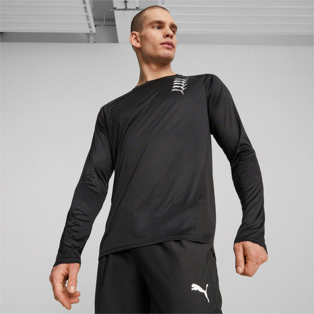 Puma Fit LS Logo Graphic T