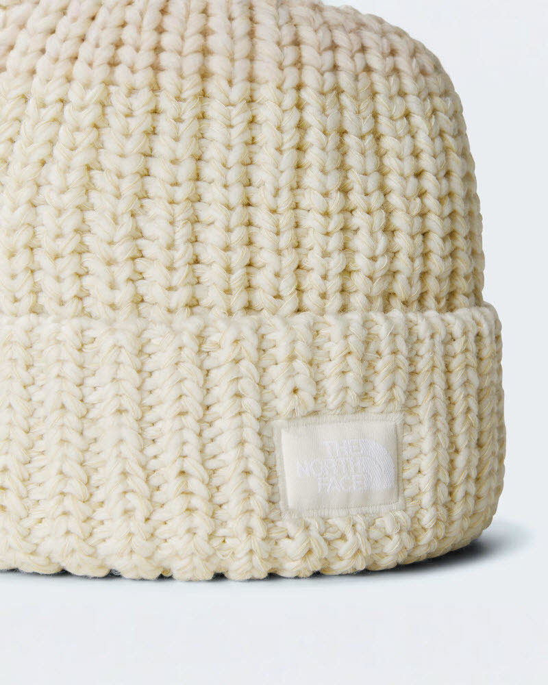 COZY CHUNKY CABIN BEANIE GARENIA WHITE/G