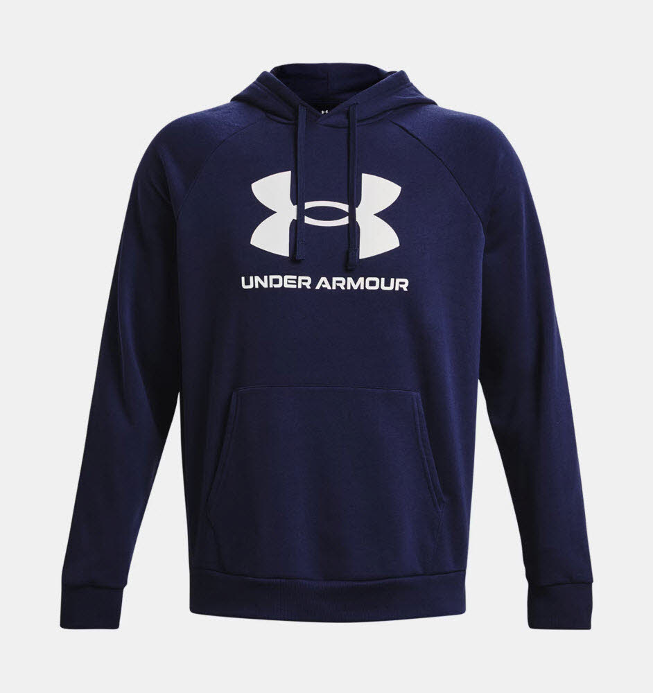 UA Rival Fleece Logo HD-BLU