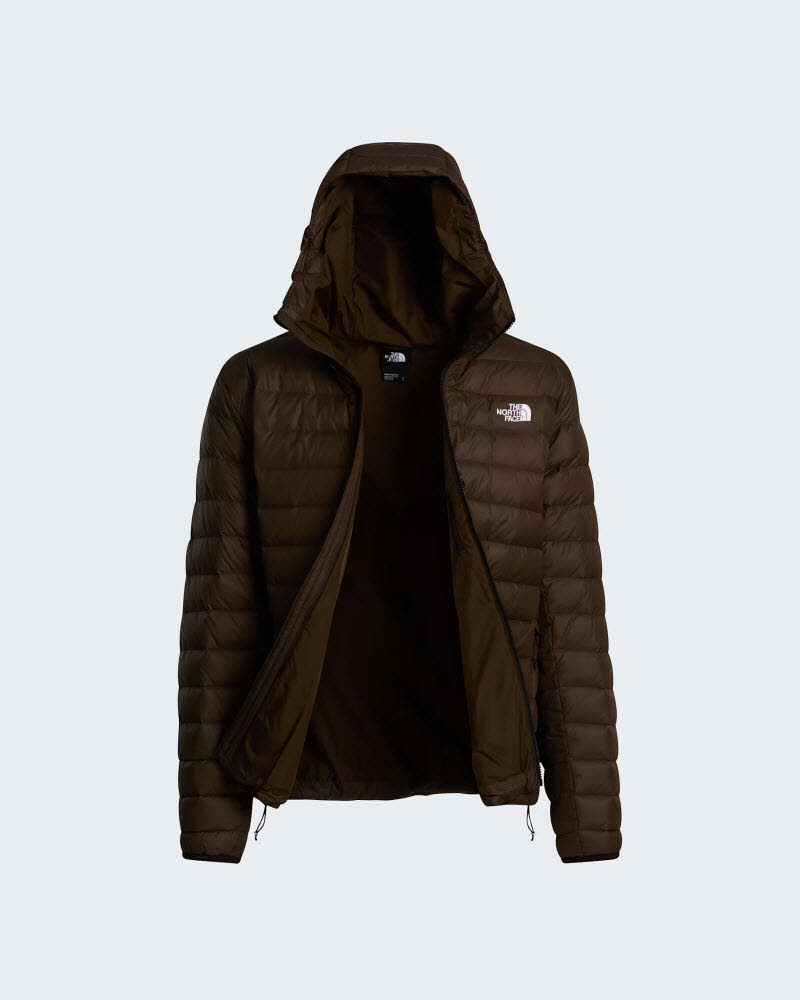 M CLASSIC DOWN HOODED JACKET Dark Chestn