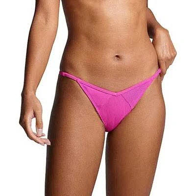 PUMA WOMEN SWIM RIBBED TANGA 1P