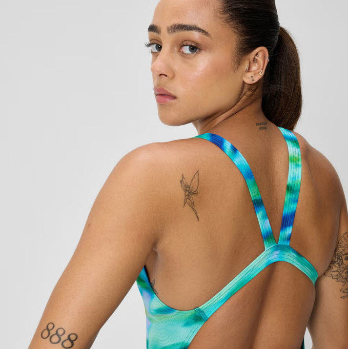 Female Allover Printed Leaderback