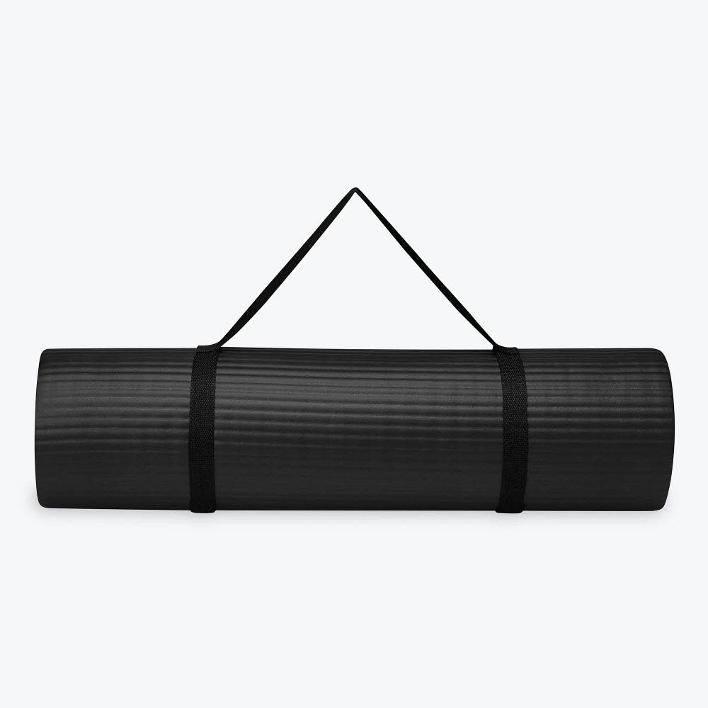 10MM GAIAM ESSENTIALS FITNESS,Black
