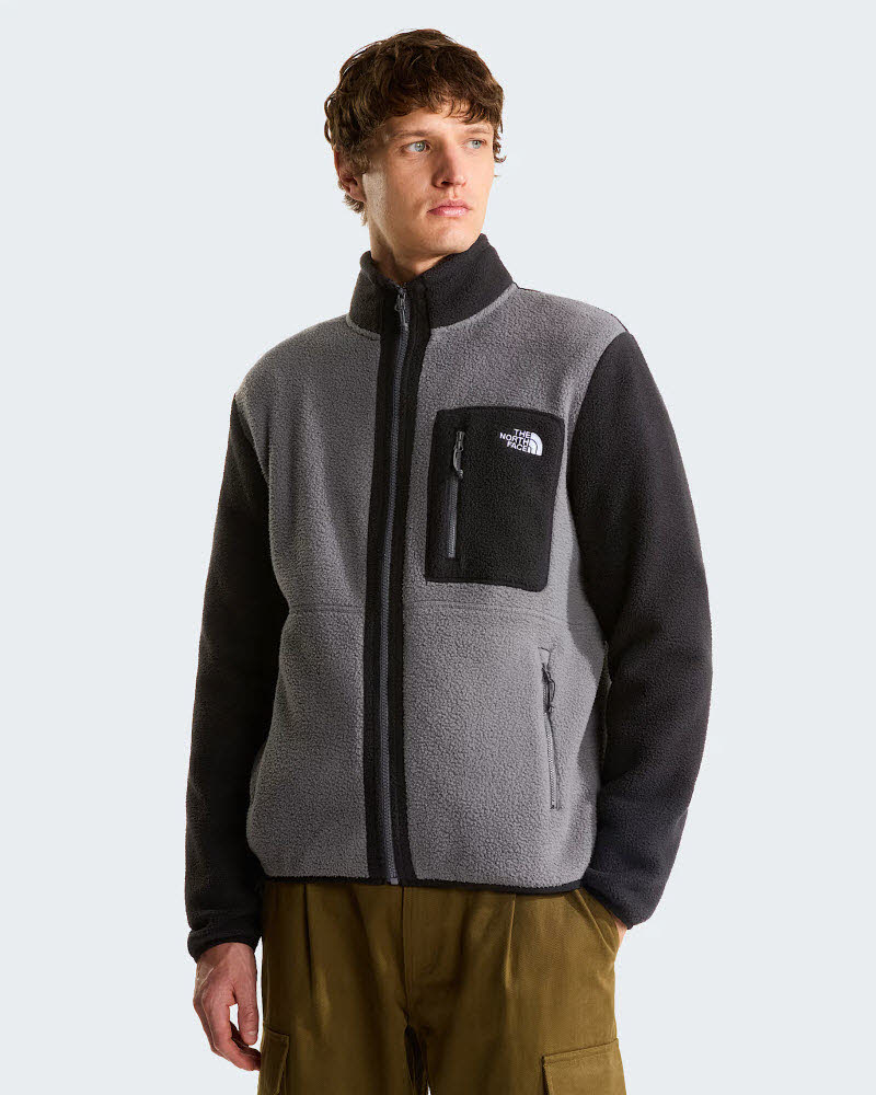 M YUMIORI FULL ZIP SMOCKED PEARL/TNF BLA