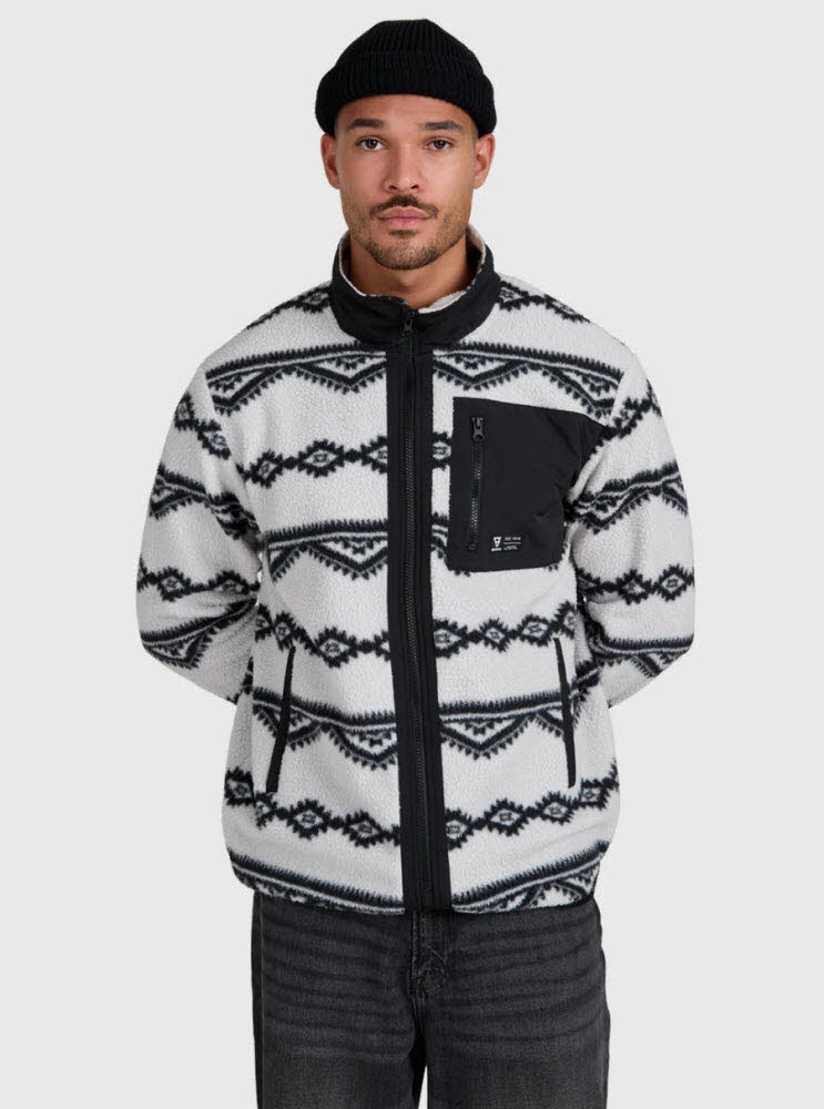 Kevio-Zip Men Urban Fleece