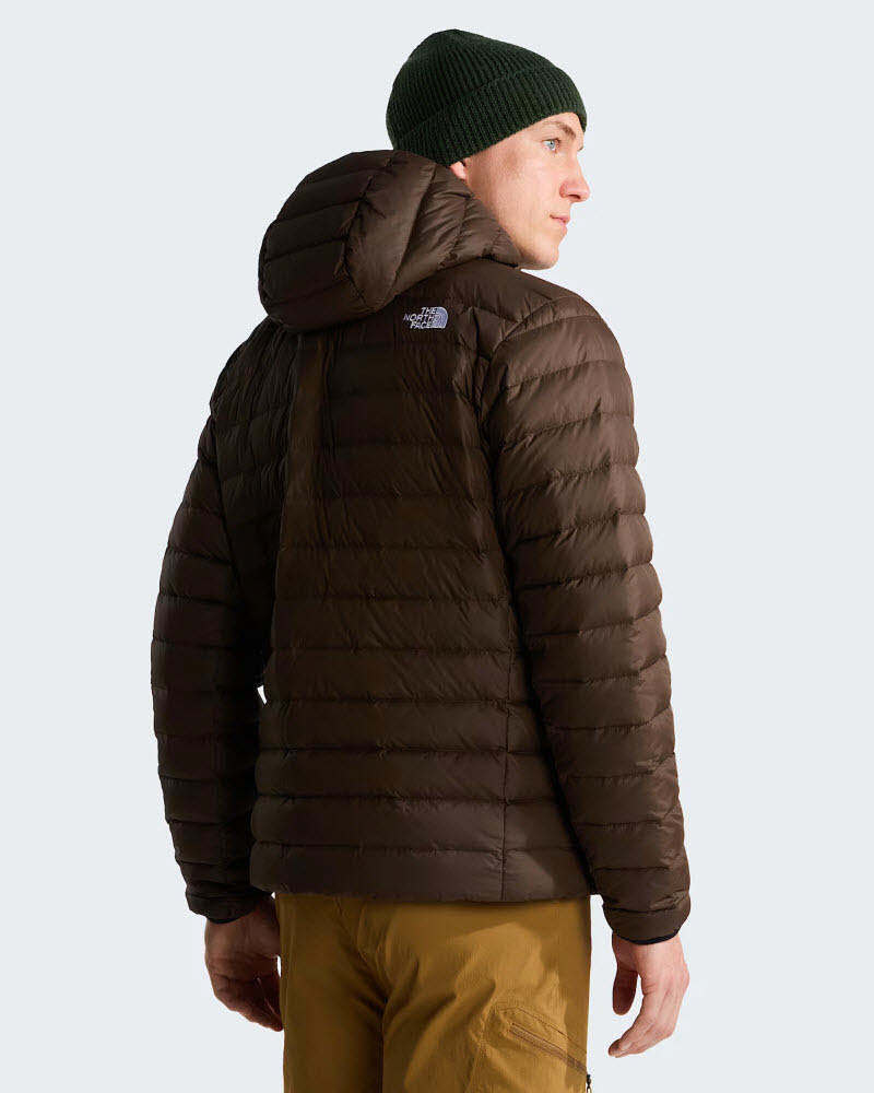 M CLASSIC DOWN HOODED JACKET Dark Chestn