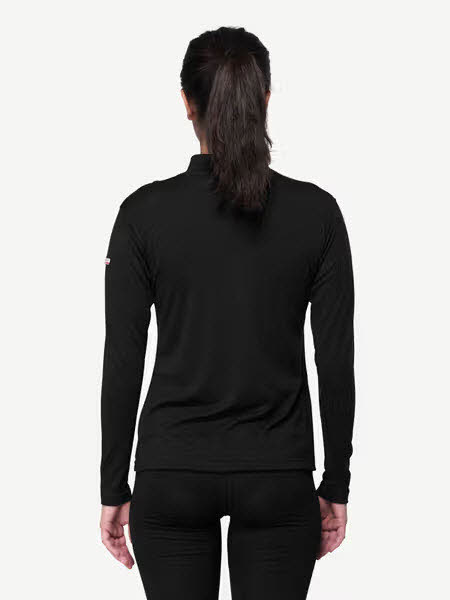 BREEZE PLUS MERINO 200 ZIP NECK WMN