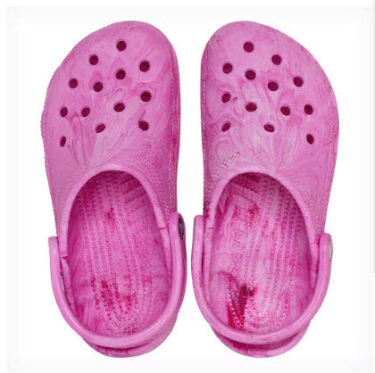 Classic Watercolor Marbled Clog