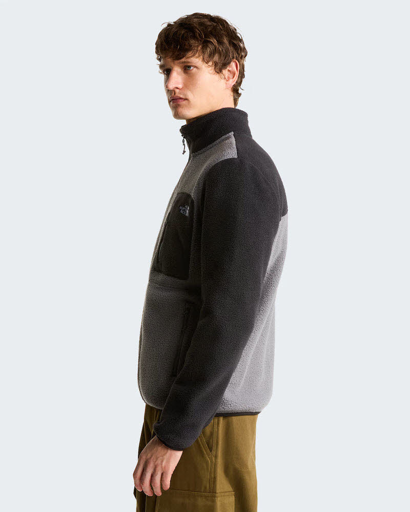 M YUMIORI FULL ZIP SMOCKED PEARL/TNF BLA